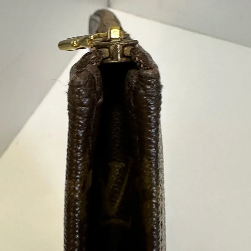 💯% Authentic LOUIS VUITTON Monogram Office Document Folio Zip Briefcase EUC